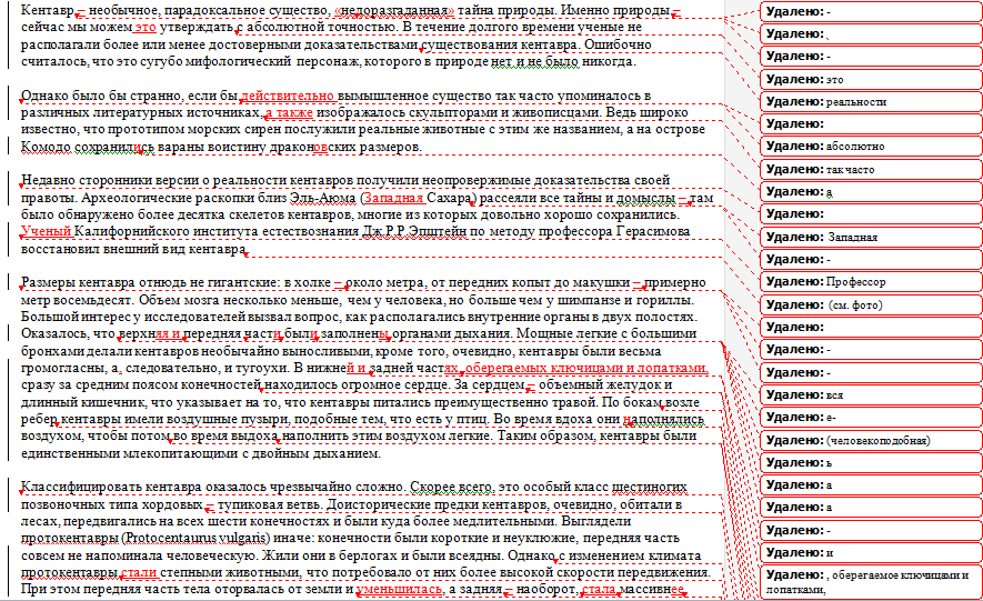 Редактура паранаучной статьи