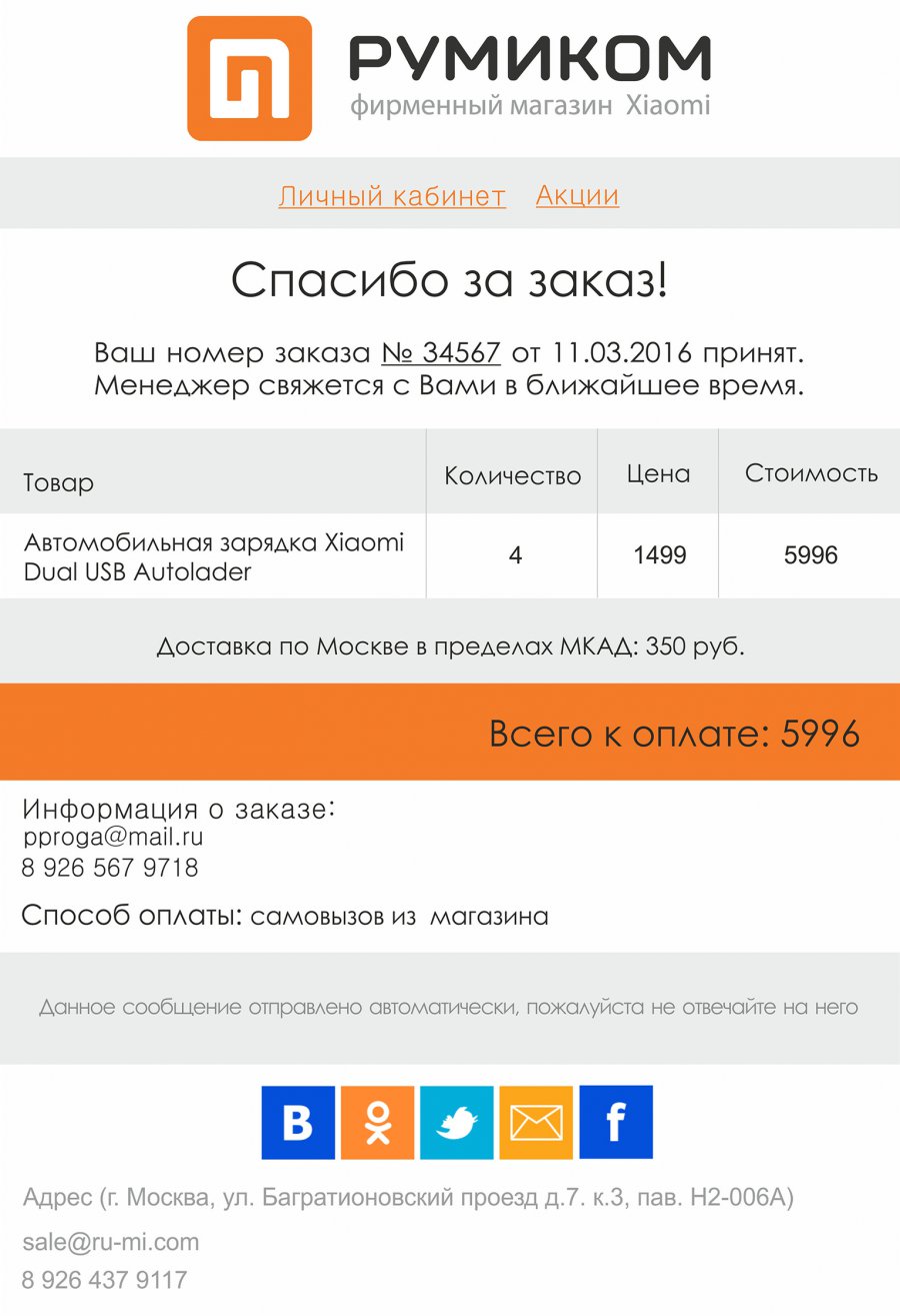 e-mail рассылка