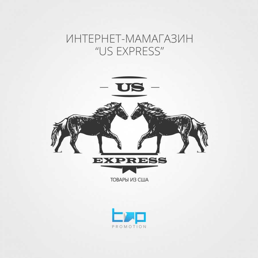 Разработка логотипа us-express.ru