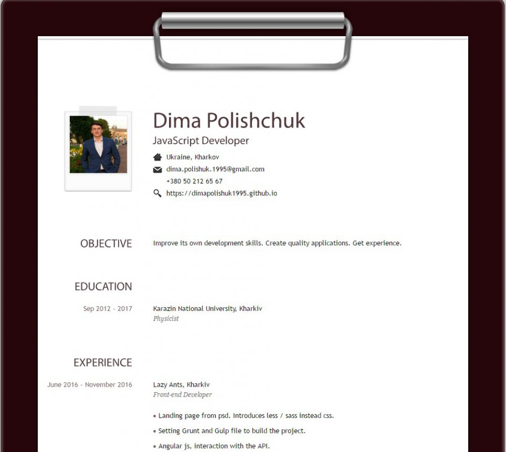 My Resume