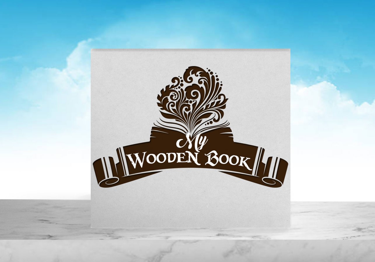 wooden book
