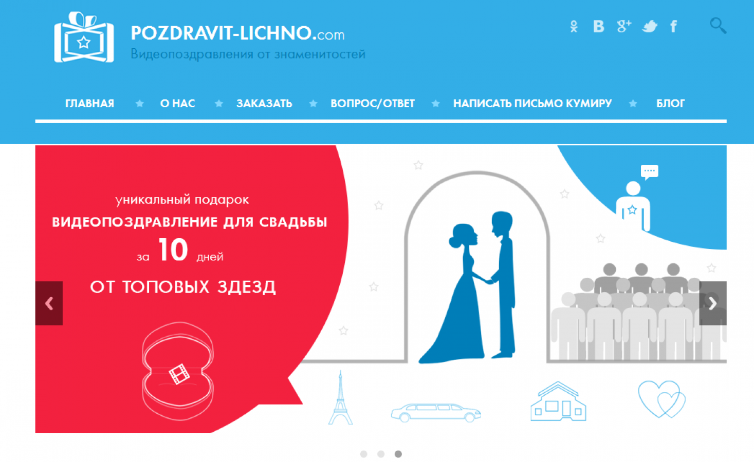 Сервис поздравлений от звезд