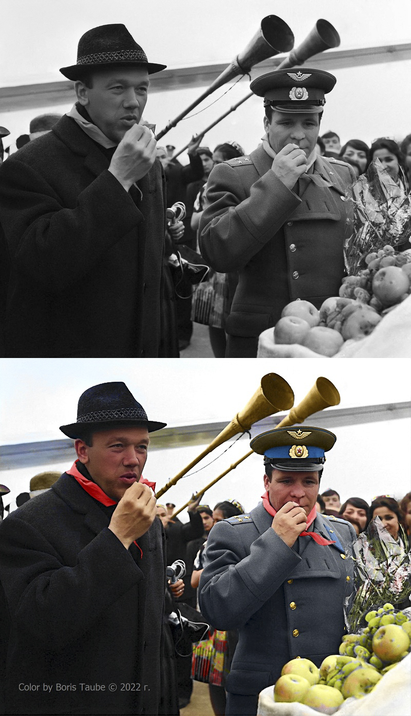 Пример колоризации фото. Евгений Хрунов, Алексей Елисеев