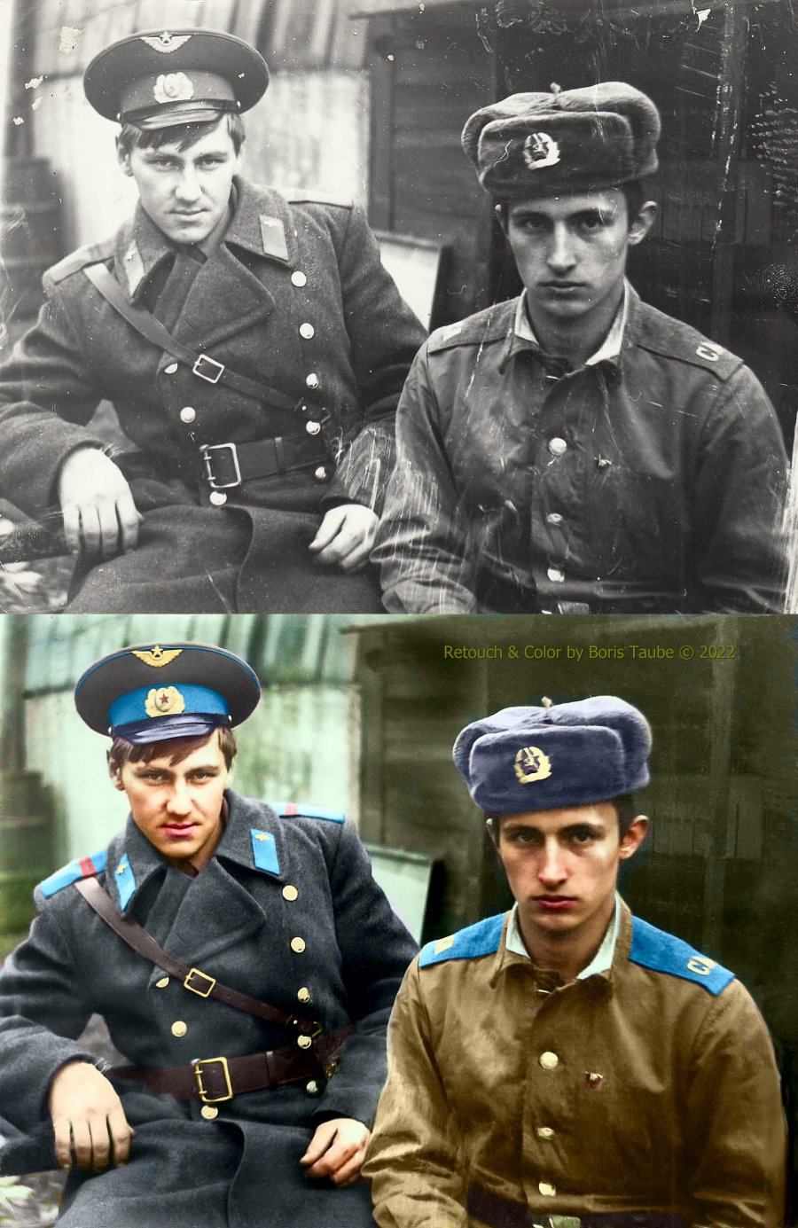 Пример ретуши и колоризации