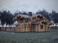 Гостевой дом-баня. Площадь 150 кв.м